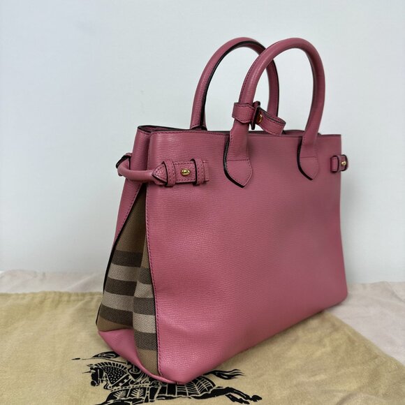 Burberry Pink Banner Bag - Picture 2 of 16